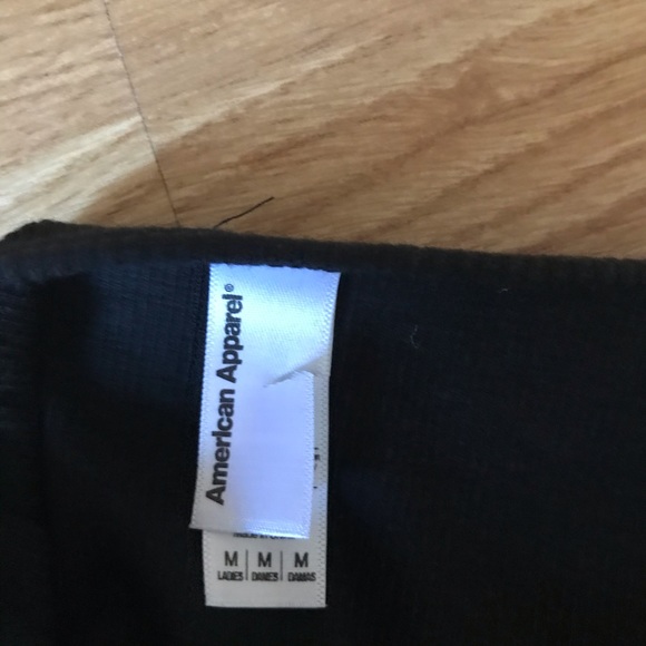 SR American Apparel black bodysuit NWOT - Picture 4 of 5